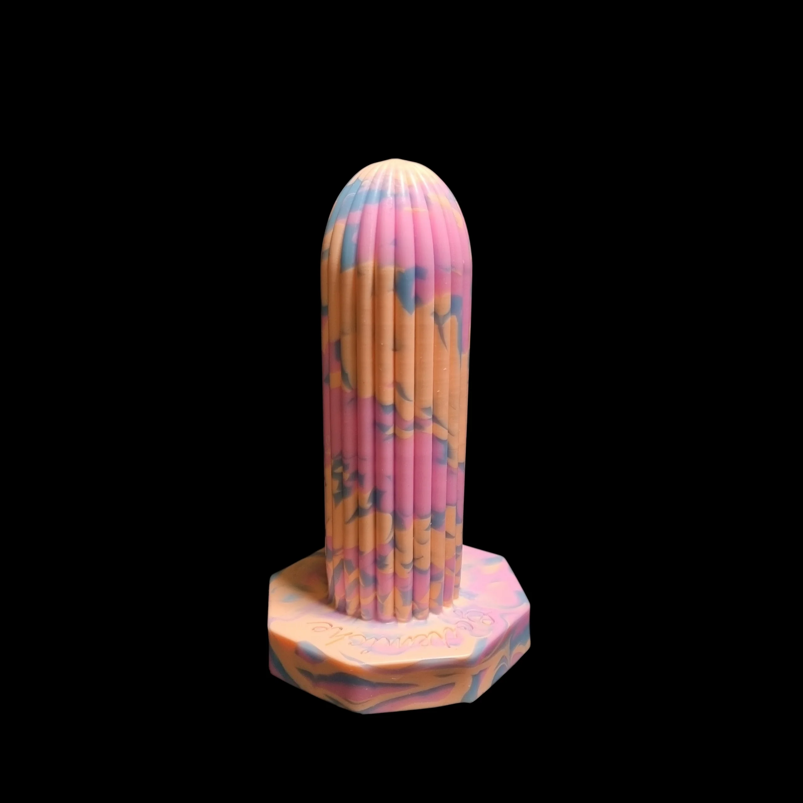 GP37- The Twister - Size Large 5.5" - Soft  Firmness - 3 Colour Marble