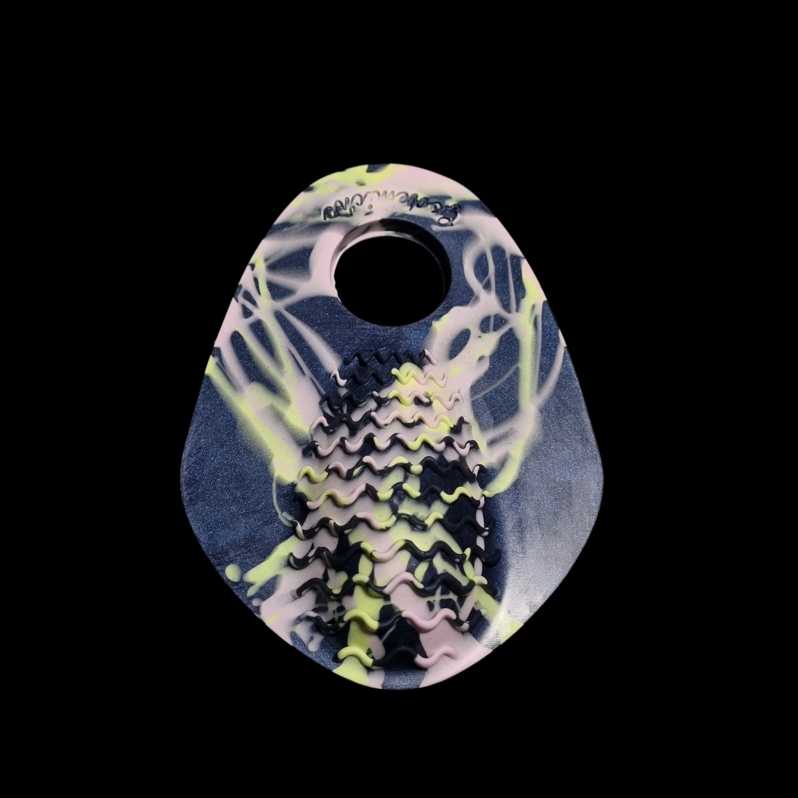GP49 - Grind Ring - Tall Waves - High Mound - Extra Soft  Firmness - 3 Colour Marble